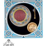 ZARCHIN Wooden Saffron Box with 1g Metal Saffron Container and Mortar-2