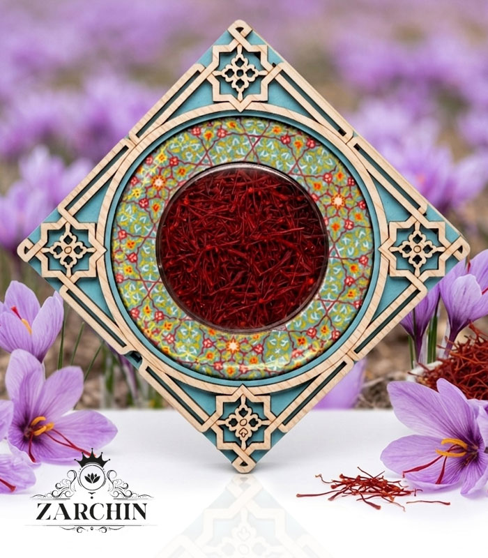 Z51-Saffron-10g Wooden Saffron Box and 10gm Super Negin Saffron - Image 1